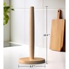 KitchLife Wooden Paper Towel Holder Countertop, Fits Jumbo Roll -