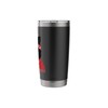 Meowy Black Cat Ugly Christmas Sweater Stainless Steel Insulated Tumbler