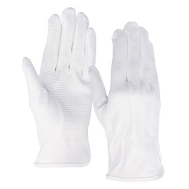 Otafuku Gloves, Anti-Slip Sewing Gloves, Car Gloves [100% Cotton, Anti-Slip: PVC, Side Opening Type, Gusseted] #2000 Free