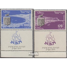 Israel 67-68 with Tab (complete.issue.) fine used/cancelled 1952 Stamp Exhibition (Stamps for collectors) Landscapes