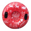 Inflatable Ski Ring PVC Sledding Tube Thicken Snow Tubing Winter