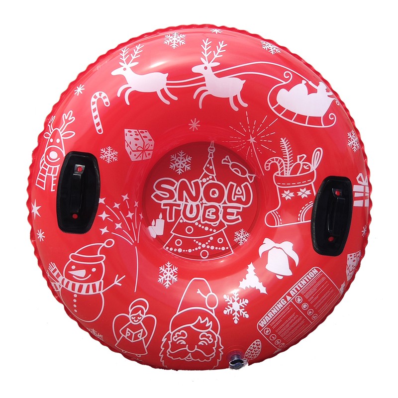 Inflatable Ski Ring PVC Sledding Tube Thicken Snow Tubing Winter
