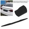 Rear Trunk Spoiler 113.5x7cm Rubber Black Universal Exterior Trim for