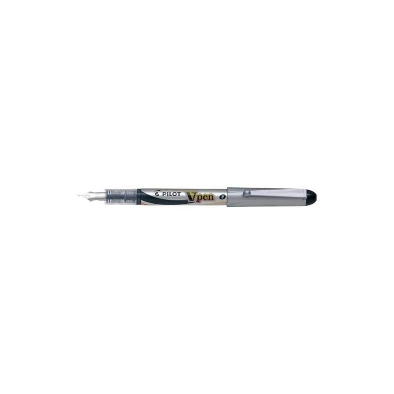 Pilot SVP200NS10B Fountain Pen V-Pen, Fine Point, Black, 10 Count