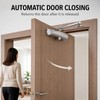 Heavy-Duty Automatic Hydraulic Door Closer for 55-143 lb Doors