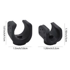 6 Pieces Flashlight Mounting Brackets, Torch Holder with Screws for LED Flash Light and Similar Items, Mounting Flashlight in Truck Car