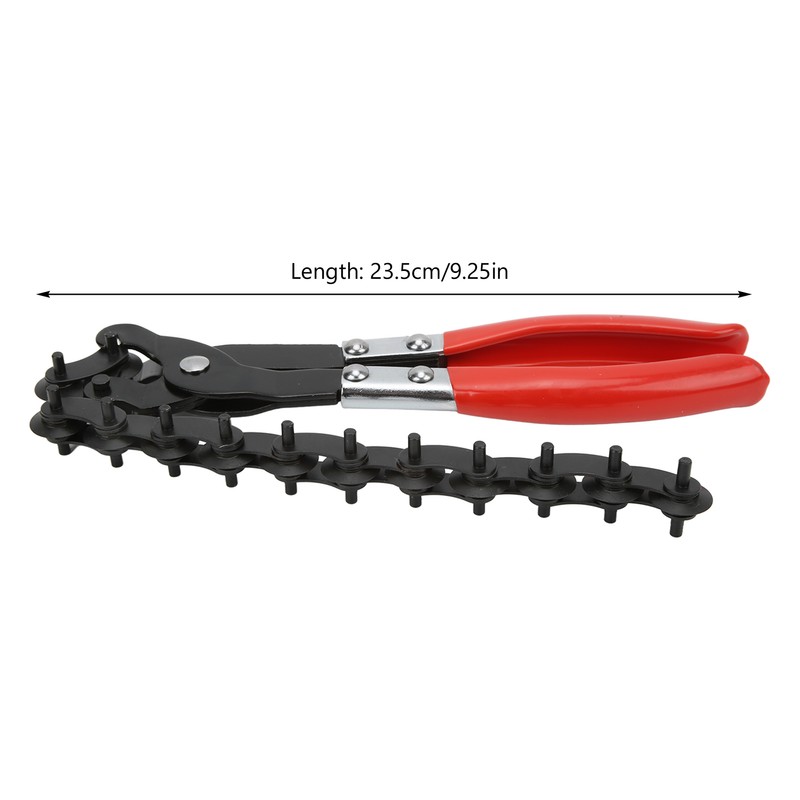 23.5cm/9.25in Exhaust Tailpipe Cutter Chain Stainless Steel Universal for Car
