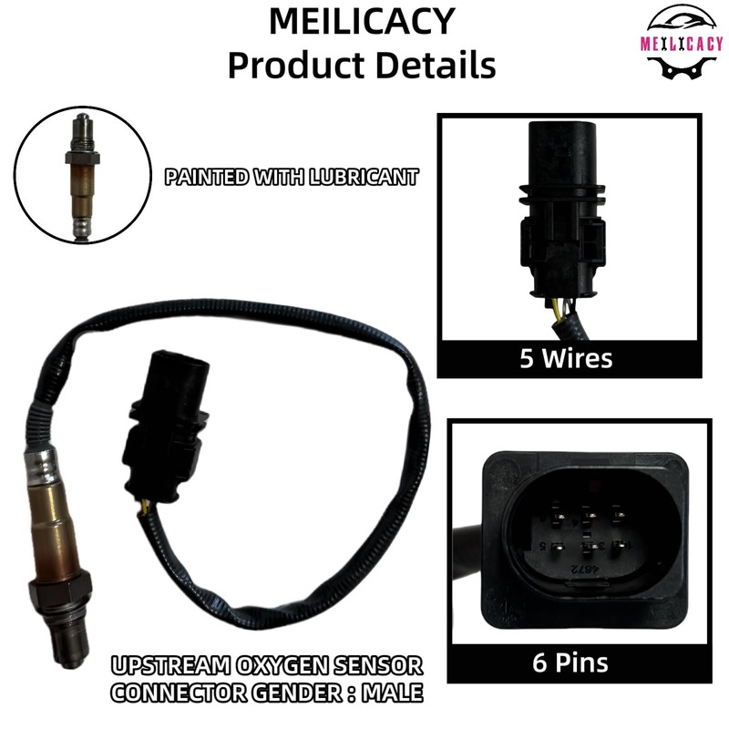 MEILICACY 234-5135 Upstream 234-4488 Downstream O2 Oxygen Sensor (Set of