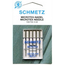 Schmetz MICROTEX Needle Range (Packs of 5) - Various Sizes (80/12 (Standard))