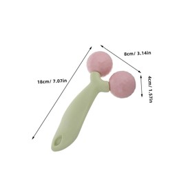 Outanaya Face Roller Massager Ergonomic Facial Massaging Tool for Home Office Travel Skin Friendly Design for All Skin Types Quick Relaxation Contouring