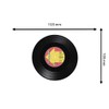 4 x Retro Style Vinyl Coasters/10.5cm Diameter