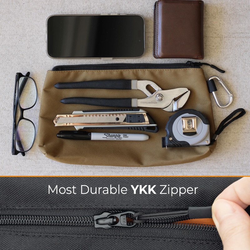 COREFLEX Premium Tool Pouch Zipper Bag, Small Tool Bag, Multipurpose