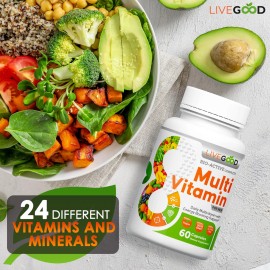 Livegood Multivitamínico Hombres 60 Cápsulas Vegano