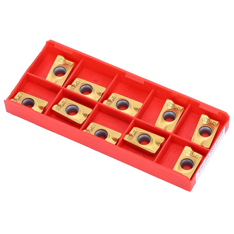 10Pcs Cemented Carbide Milling Insert PVD Coating APMT1604 PDER DP5320