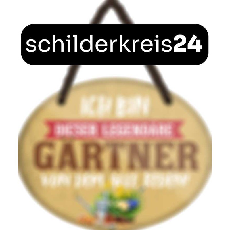 schilderkreis24 - Tin Sign 18 x 14 cm - The