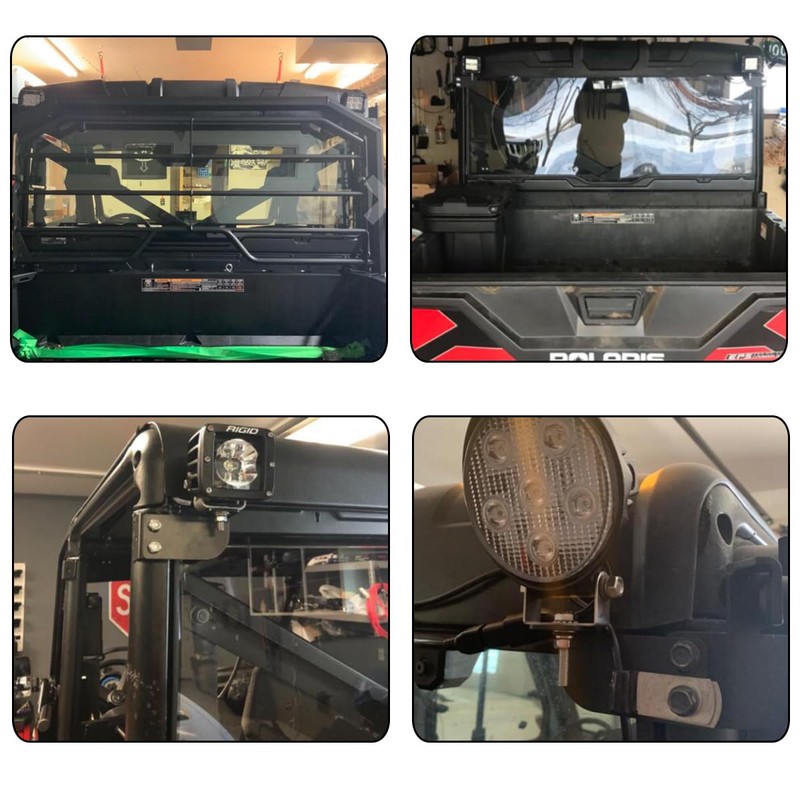 Chelhead Pro Fit Rear Light Brackets Mounts to Roll Cage