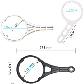 6Pcs Set Convenient Water Filter Housing Spanner, Wrench for Membrane Replacement Ergonomic Design, Compact Practical Tool for Easy Filter Changes ﻿