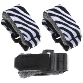 Yootones 3PCS Guitar String Mute Damper Guitar String Cover Tape Fingerboard Mute Tape Compatible with Guitar Bass Musical Instrument (Black White Stripe)