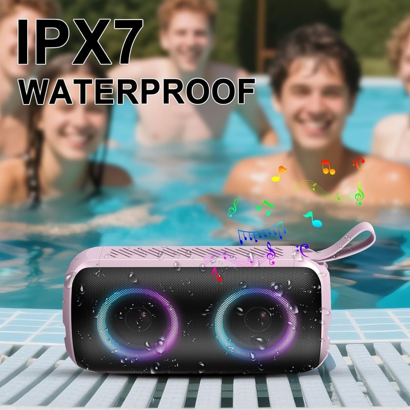 Hupoaf Bluetooth Speaker, 2026 New Portable Wireless Speaker with 6D