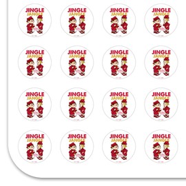 Year Without a Santa Claus Jingle Jangle 1/2" (0.5") Planner Calendar Scrapbooking Crafting Opaque Stickers