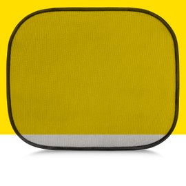 Auto Sonnenschutz Set - Schwarz 5 Stück - UV-Schutz Sonnenblenden für Heckscheibe und Seitenfenster - Grinscard