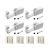 4 Pack Nose Piercing Kit, SLVIEKAE Disposable Safe Sterile Piercing