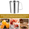 WANDGU 1 Litre Stainless Steel Measuring Jug: Milk Jug Made