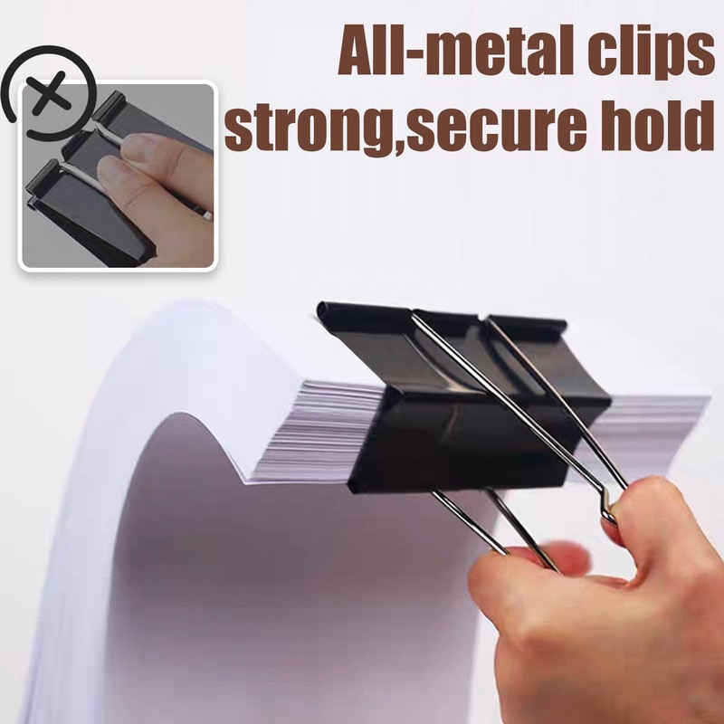 3 Inch Jumbo Binder Clips(36 Pack), Extra Large Binder Clips