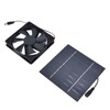 Solar Powered Exhaust Fan 10W Single Fan Waterproof Solar Panel