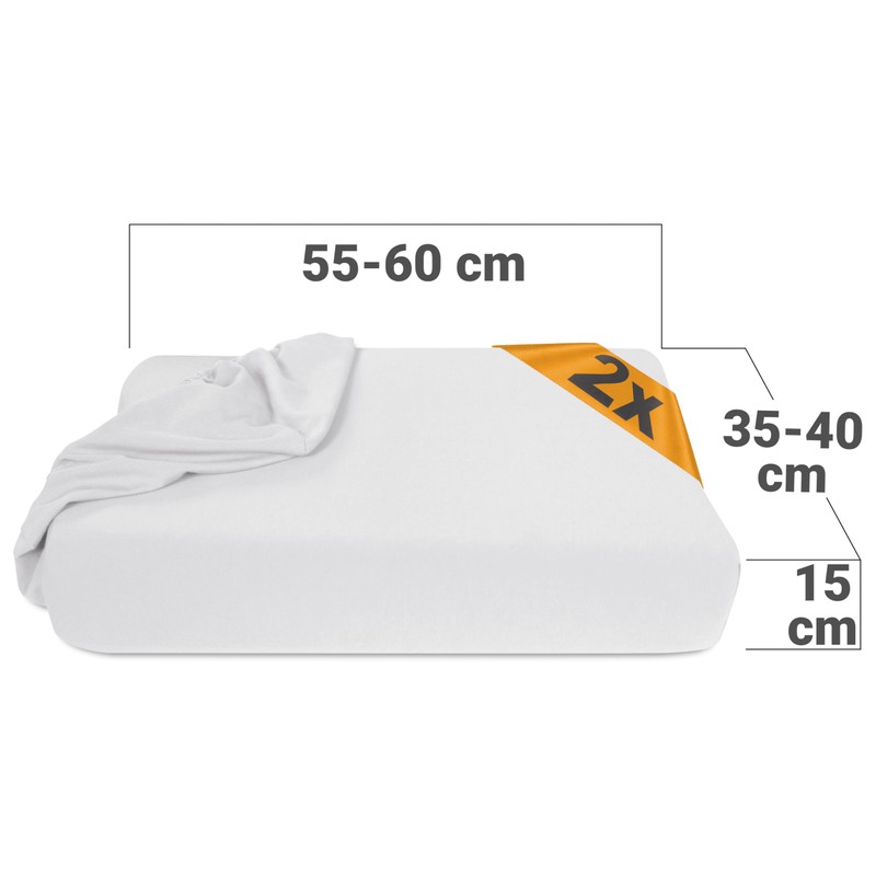 npluseins Fitted Covers For Health Pillows In The Size S-XL,