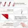 20FT Flexible Wall Corner Protector Moulding Trim, Peel and Stick