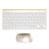 Keyboard Mouse Combo Wireless 2.4G USB Ultraslim Portable Ergonomic Wearproof