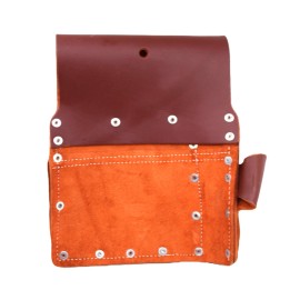 USA PRO TOOLS Drywall Tool Pouch - Leather Tool Belt Pouch with Tape Holder ( Right Side )