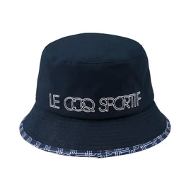 Coq Sportif Golf LG5SCP71L Women's NV00 Bucket Hat, Monogram Pattern, Adjustable Size, Bucket, Golf, Navy, NV00 (navy)