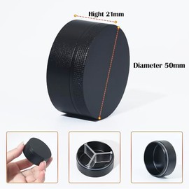 Pastillero Pequeño De 3 Compartimentos, Redondo Y Portátil De Metal, Organizador De Viaje Impermeable, Monedero De Bolsillo, Contenedor Edc Para Medicamentos Y Vitaminas.