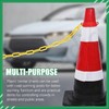 Keadic 5M 21PCS Plastic Fence Chain Plastic Warning Chain Chain