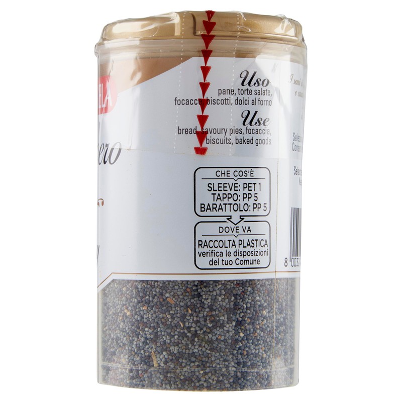 Cannamela, La Dispensa, Semi di Papavero, Confezione da 80 g,