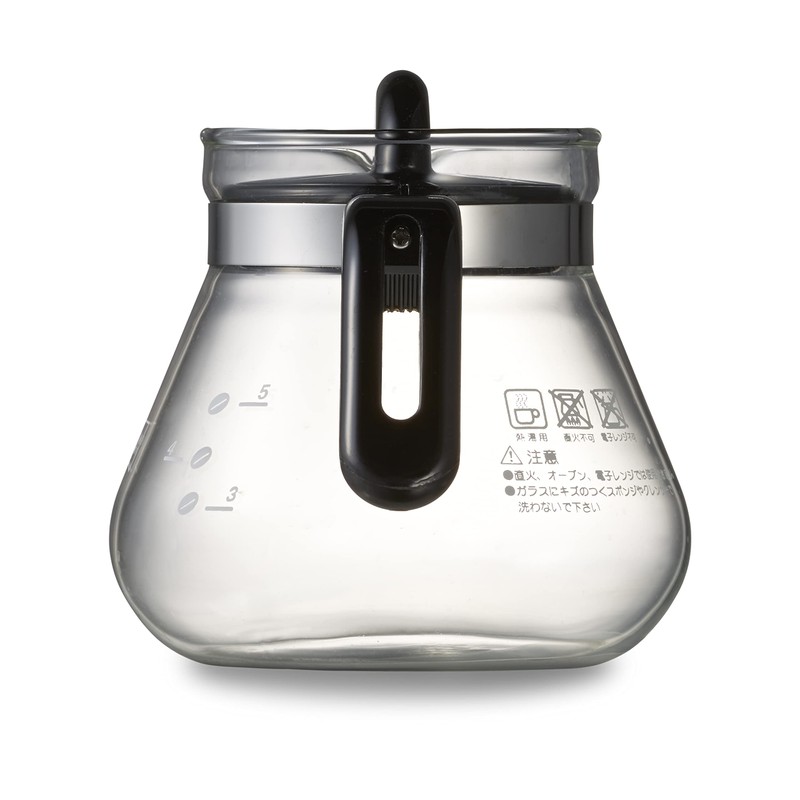 メリタ Melitta コーヒー ティー サーバー ガラス製 茶こし付き 800ml 6杯用 グラスポット