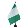 Nigeria Table Flag 5'' x 8'' - Nigerian Desk Flag