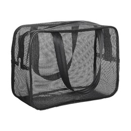 UUYYEO Mesh Shower Bag Dorm Toiletry Organizer Tote Travel Shower Caddy Bag Net Gym Bathroom Bag College Dorm Room Essentials Storage Bags Swimming Shampoo Bags 10 x 20 x 30cm