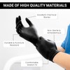 Just Health Disposables 100 Black Nitrile Gloves, Small - (Box
