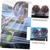 KOMBIUDA USB Adjustable Car Fan for Interior Cooling Compact Design