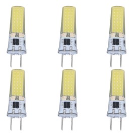 Hyuduo 6Pcs G8 Bulb, 5W Dimmable 2508 COB Energy Saving Easy Installation 360 Degrees 50000 Hours Stable 5W Bulbs 100?120V for Under Counter Kitchen Lighting(#2)