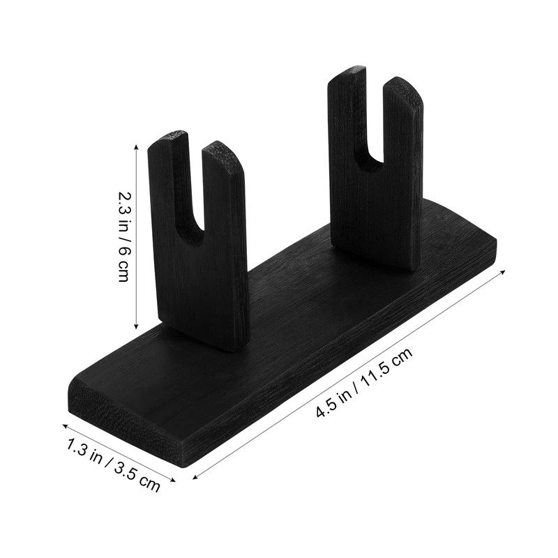 VOSAREA Bamboo Japanese Folding Fan Stand Holder Handheld Fan Display