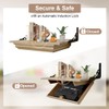 DOLEMODUO Compact Gun Shelf with Hidden Storage, Floating Wall Mount
