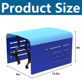 RunNico 1 Pack Pool Pump Covers for Outside Units - ABS Adjustable Pool Pump Motor Covers - Swimming Pool Motor Cover for Above Ground Protection