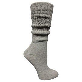6 Pairs Of Yacht & Smith EXTRA THICK Slouch Socks for Women, Extra Heavy Slouchy Ladies Cotton Crew Boot Socks