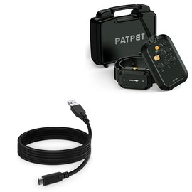 BoxWave Cable Compatible with PATPET 920 Dog Training Collar - DirectSync - USB 3.0 A to USB 3.1 Type C, USB C Charge and Sync Cable - 6ft - Black