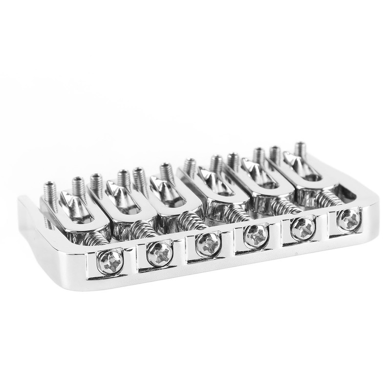 Electric Guitar Fixed Bridge Metal Adjustable Professional Guitar Fixed Bridge