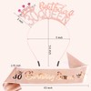 AHONEY 30th Birthday Queen Headbands for Women, 30 Birthday Queen
